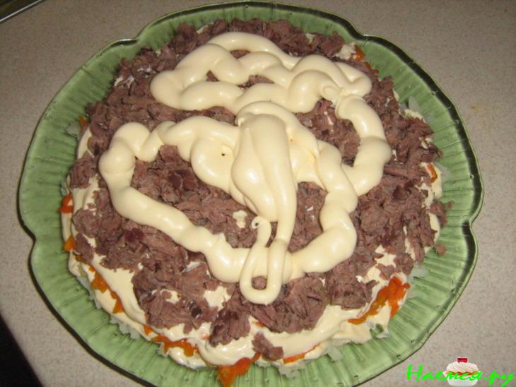 Салат "Гренадер"