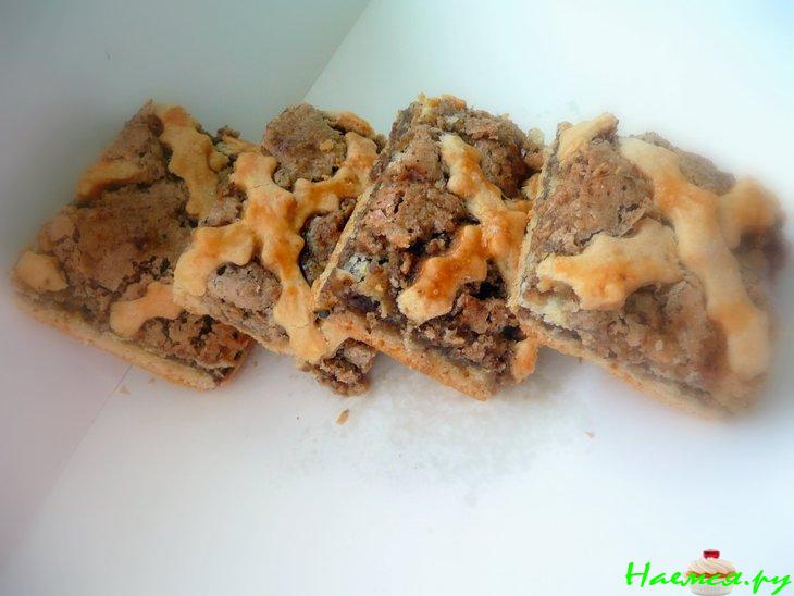 Ореховый пирог на сметане