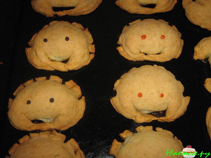 Пирожки &laquo;Крабики&raquo; и пирог "Краб" (Вариант начинки)