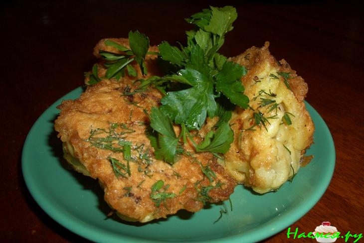 Сочная цветная капуста с сырной корочкой