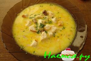 Рыбный супчик с консервированной горбушей