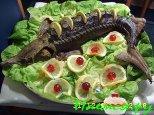 Осетр по-праздничному