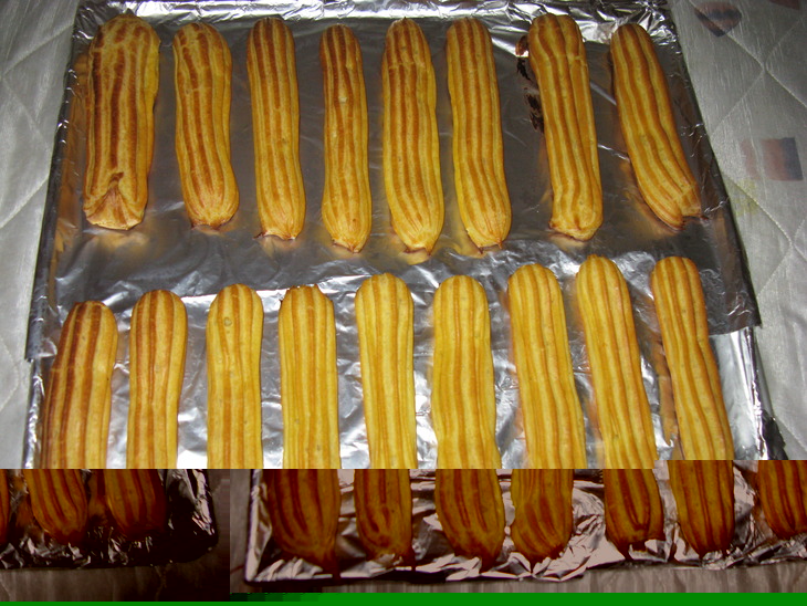 Торт 'Дамские пальчики' с заварным шоколадным кремом Торт 'Дамские пальчики' с заварным шоколадным кремом