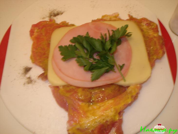 Фаршированная отбивная в коньячно &ndash; горчичном маринаде