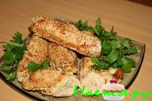 Рулетики нежные с кунжутом Рулетики нежные с кунжутом