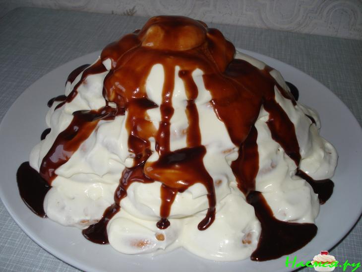 Торт "Черепаха" из печенья