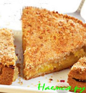 Абрикосово-миндальный пирог