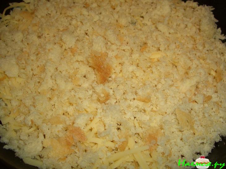 Рыба в хлебно-сырном соусе