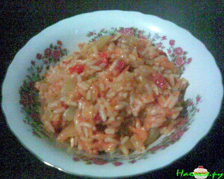 Рис с кабачками и цуккини Рис с кабачками и цуккини