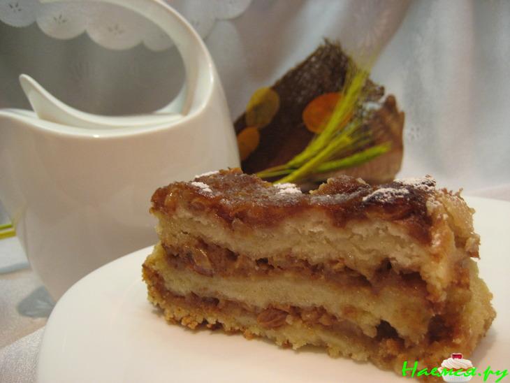 Яблочный пирог "Лентяй"