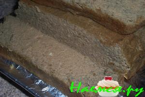 "Печеночное суфле с фасолью"