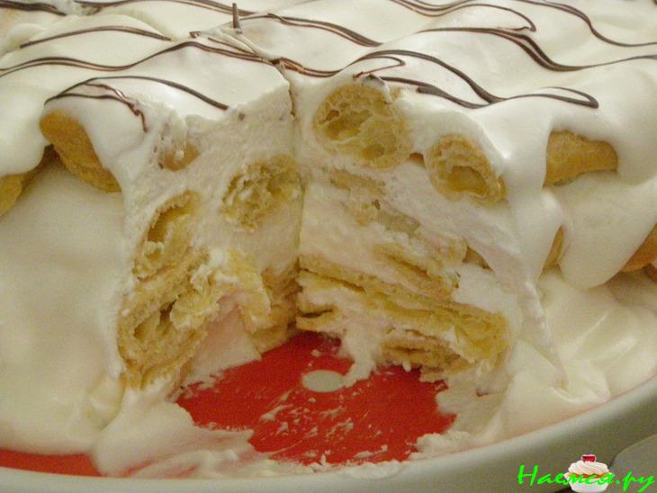 Торт 'Дамские пальчики' со сметанным кремом
