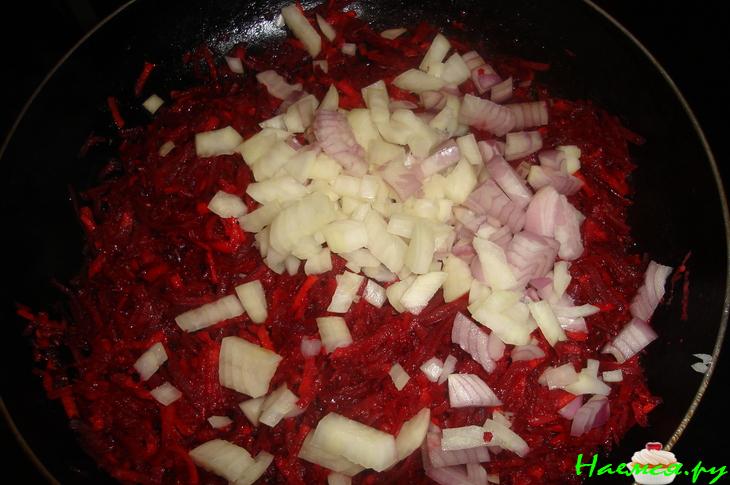 Гарнир из свеклы