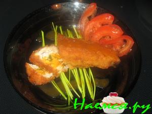 Филе курочки панированное в крошке из чипсов