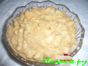 Салат "Фасолька" со шпротами