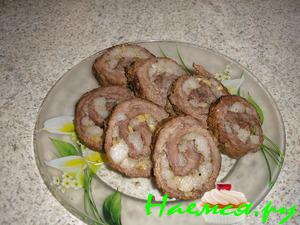 Рулетики из говядины Рулетики из говядины