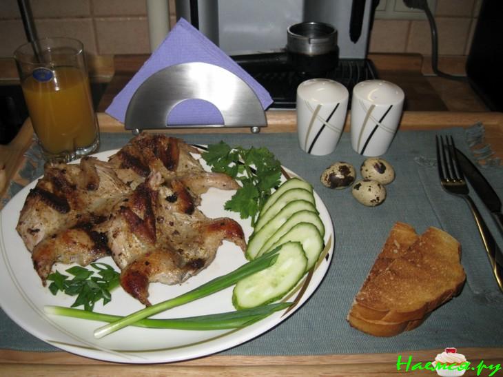 Перепела жареные