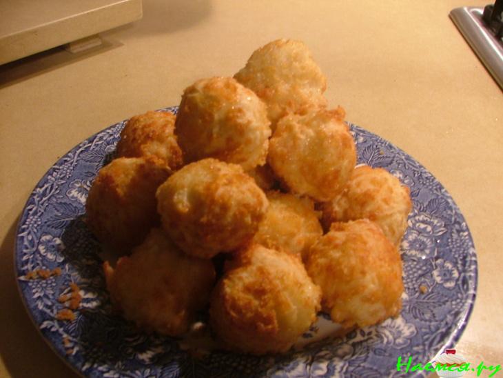 Сырные шарики с креветкой