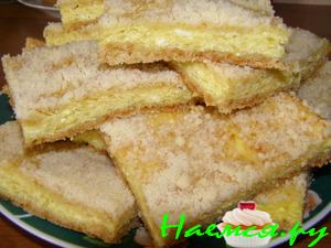 Пирог творожно-фруктовый 