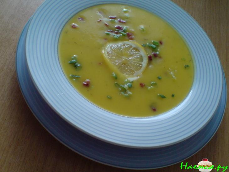 Крем-суп из жёлтой паприки