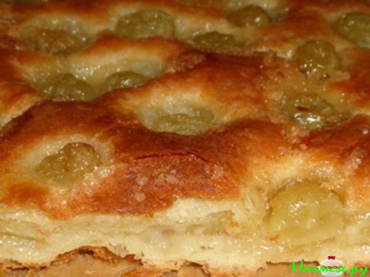 Пирог с виноградом Пирог с виноградом