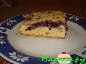 Пирог с голубикой