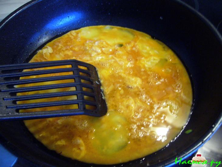 Вок-яичница (яичница в азиатском стиле) Вок-яичница (яичница в азиатском стиле)