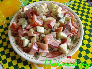 Салат "яаника" к шашлыку