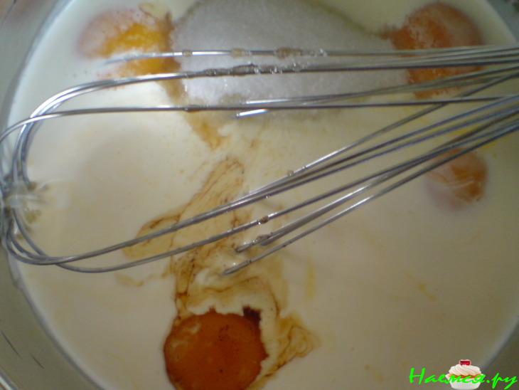 Корзинки из слоёного теста с яичным кремом