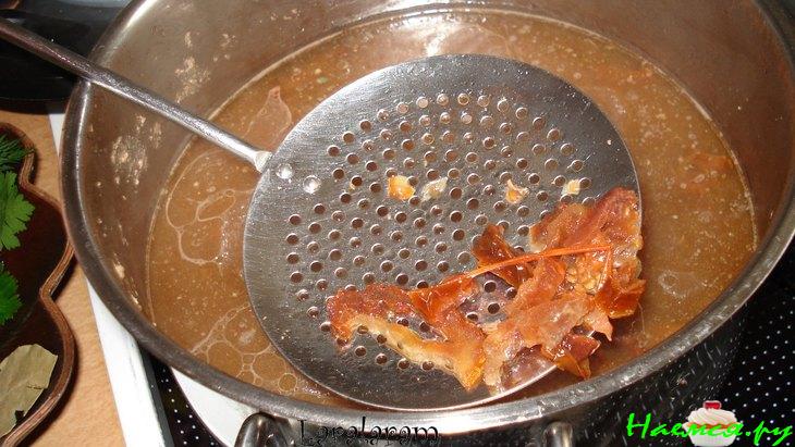 Суп с телятиной, а для мужа был Суп-харчо (вариант)