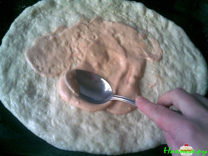 Пицца с крабами