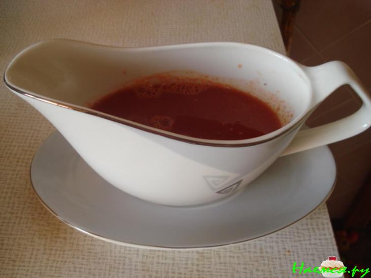 Отварная Говядина с картофелем в соусе "Chili"