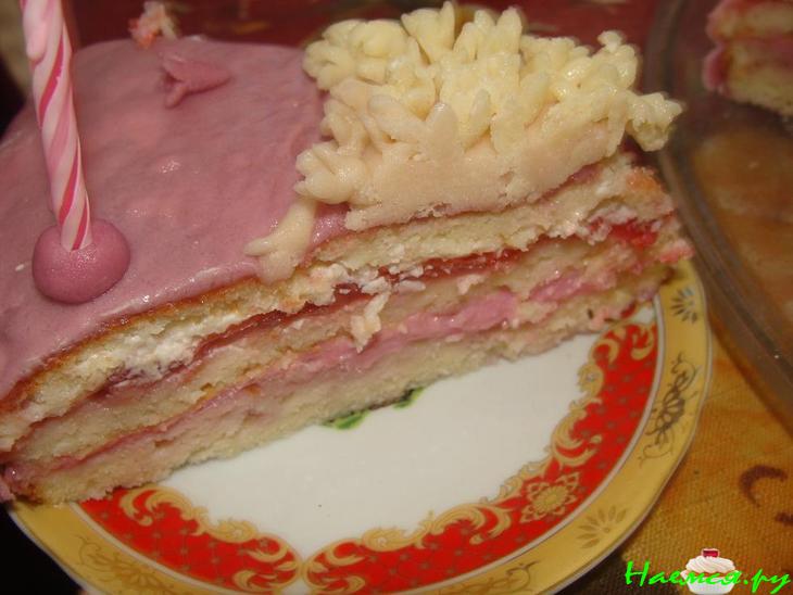 Сиреневый торт для любимой сестрёнки! Сиреневый торт для любимой сестрёнки!