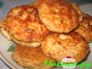 Ленивые голубцы из курицы жаренные