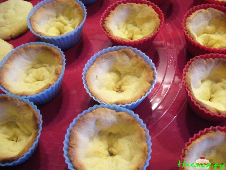 Корзиночки с белковым кремом, как в детстве