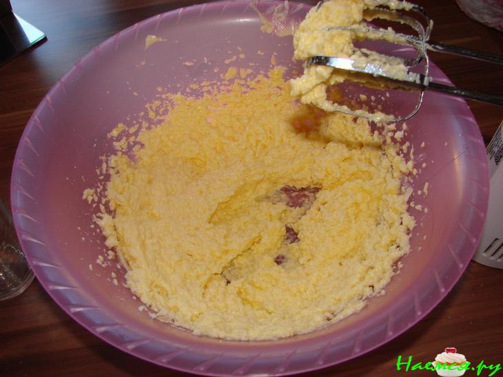 Пирог с персиками (Blechkuchen mit Pfirsichen)