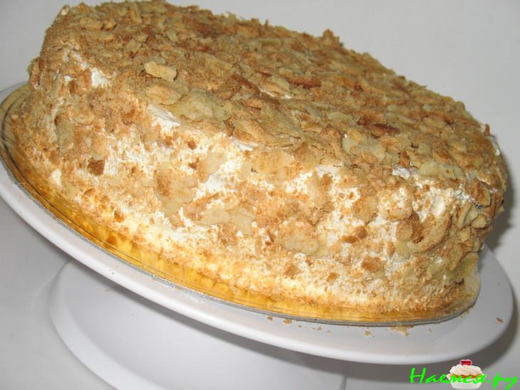 Торт из заварного теста с винным кремом