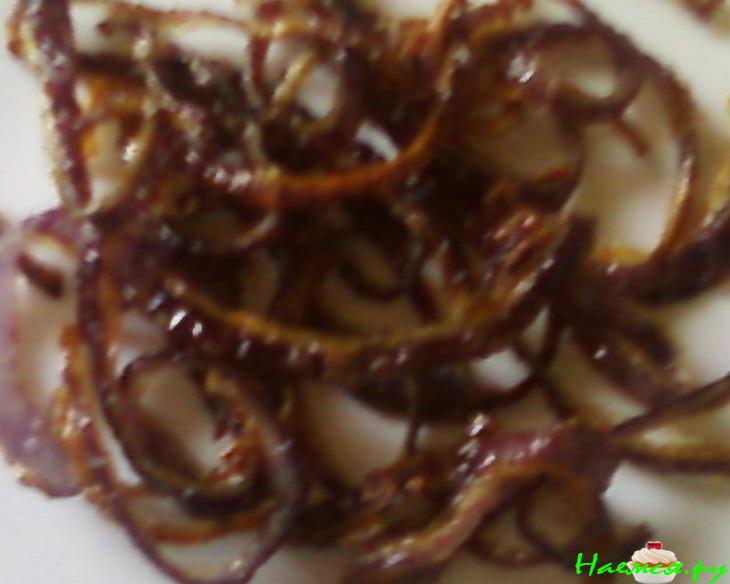 Жареная картошка с черносливом