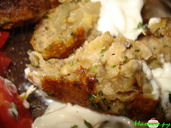 Баклажанные котлетки