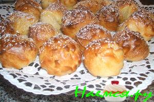 Заварные шарики с кремом