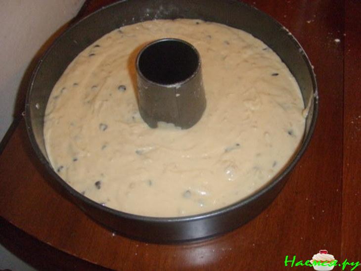 Орехово-шоколадный кекс к чаю