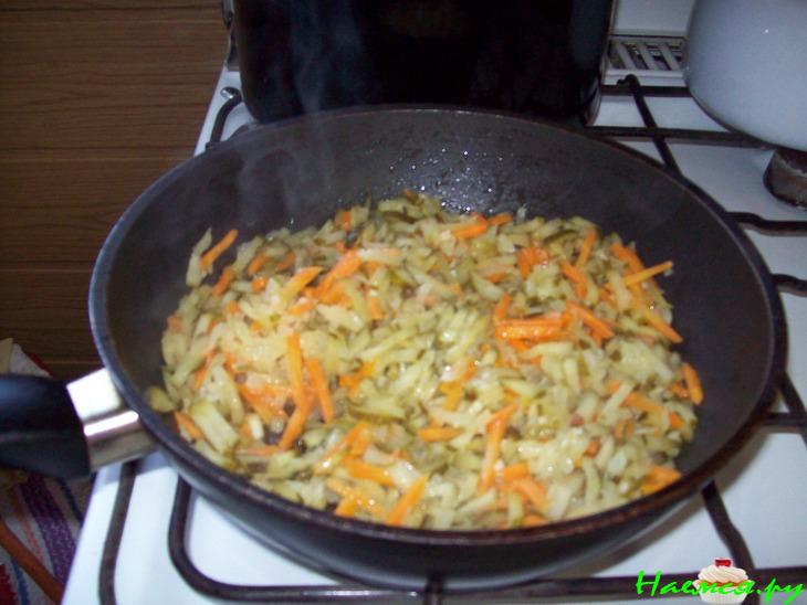 Рассольник сваренный на костре