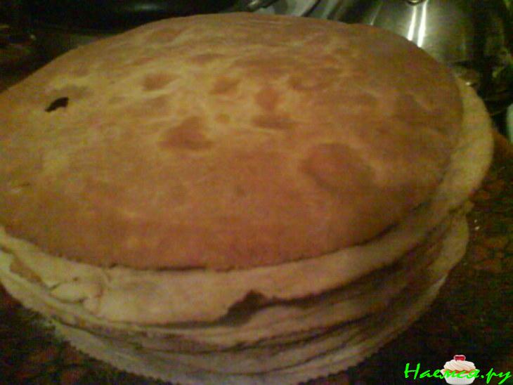 Торт "Дамский Каприз" со сгущенкой