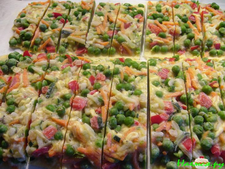 Сырно-овощные палочки