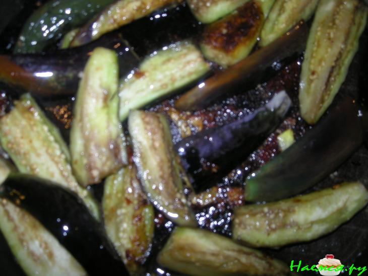 Курица с баклажанами