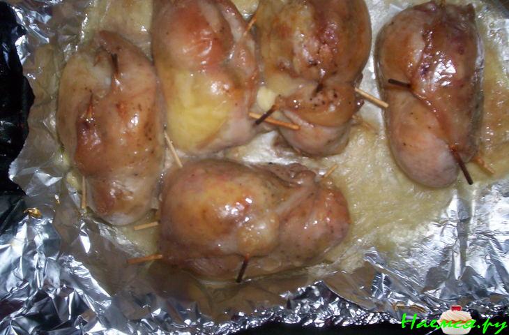 "Ножки с сыром и чесноком"