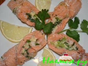 Рыбный рулет из форели Рыбный рулет из форели