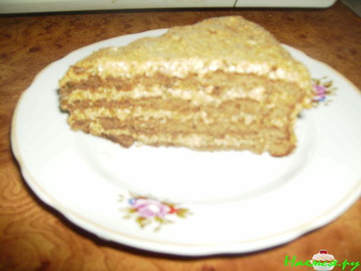 Банановый бисквитный тортик