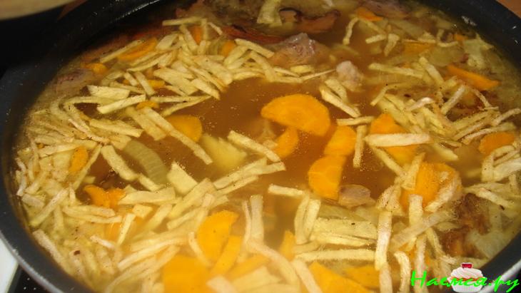 Суп грибной с говядиной "Наваристый"