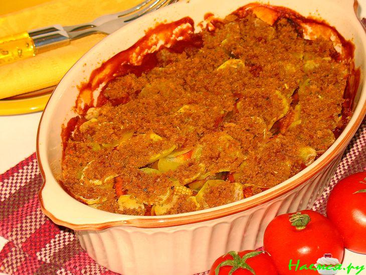 Овощное жаркое с фасолью